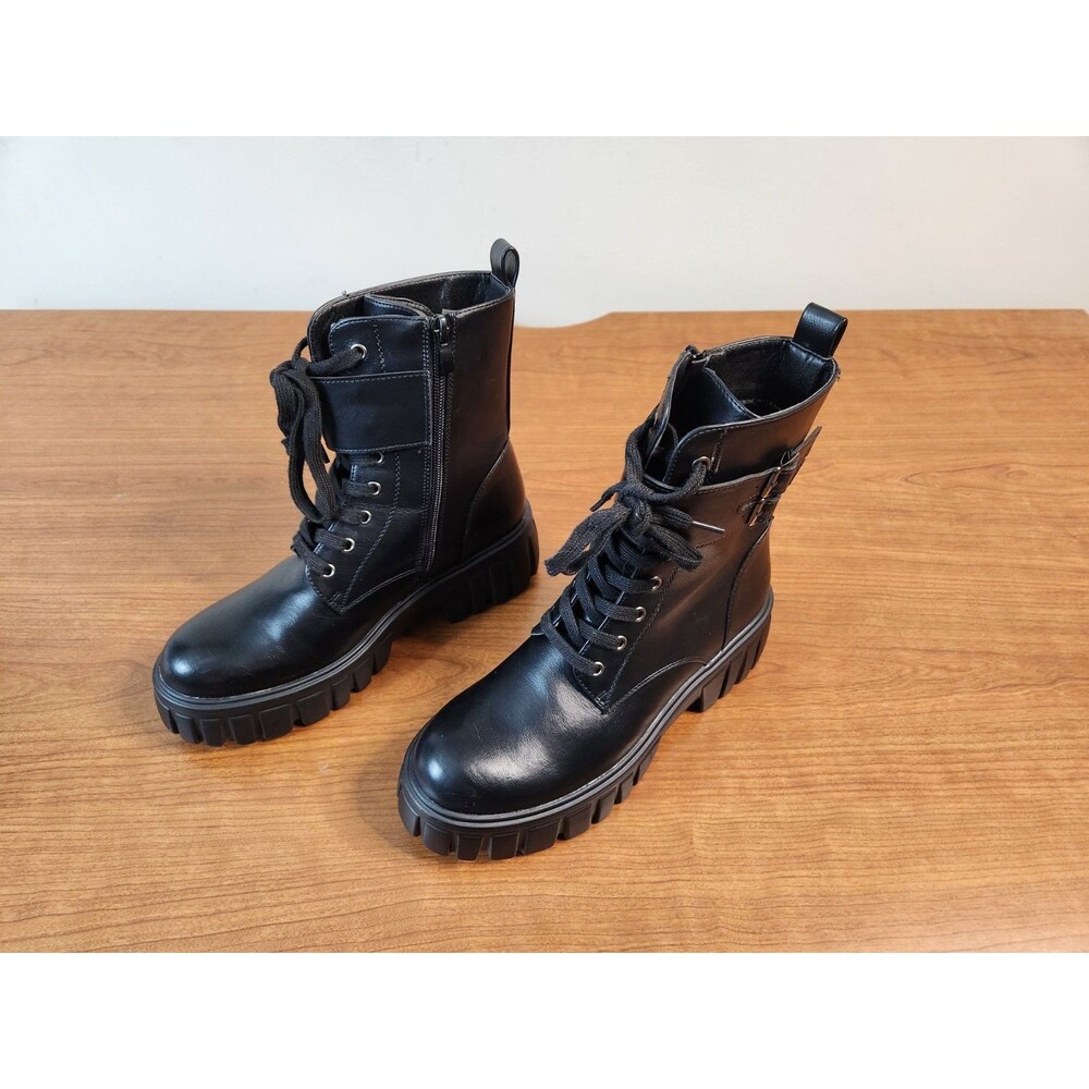 Womens Lady Godiva Faux Leather Boots Size 9 ~ Excellent Condition